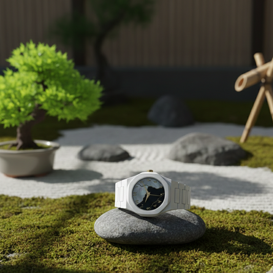 White Aura Watch | Elegant Waterproof Wrist Watch with Durable Build