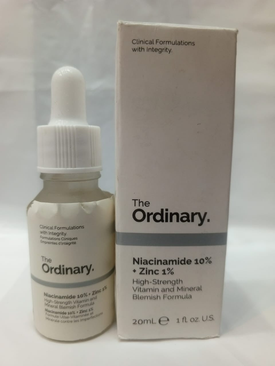 The Ordinary Niacinamide 10% + Zinc 1% Serum 30ml | Oil Control & Acne Care Face Serum