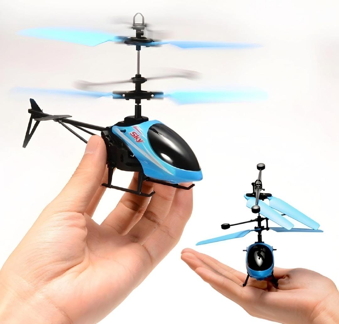 Flying Unisex Plastic Helicopter with Hand Induction Control - 1 Pc - Smart Mart Online