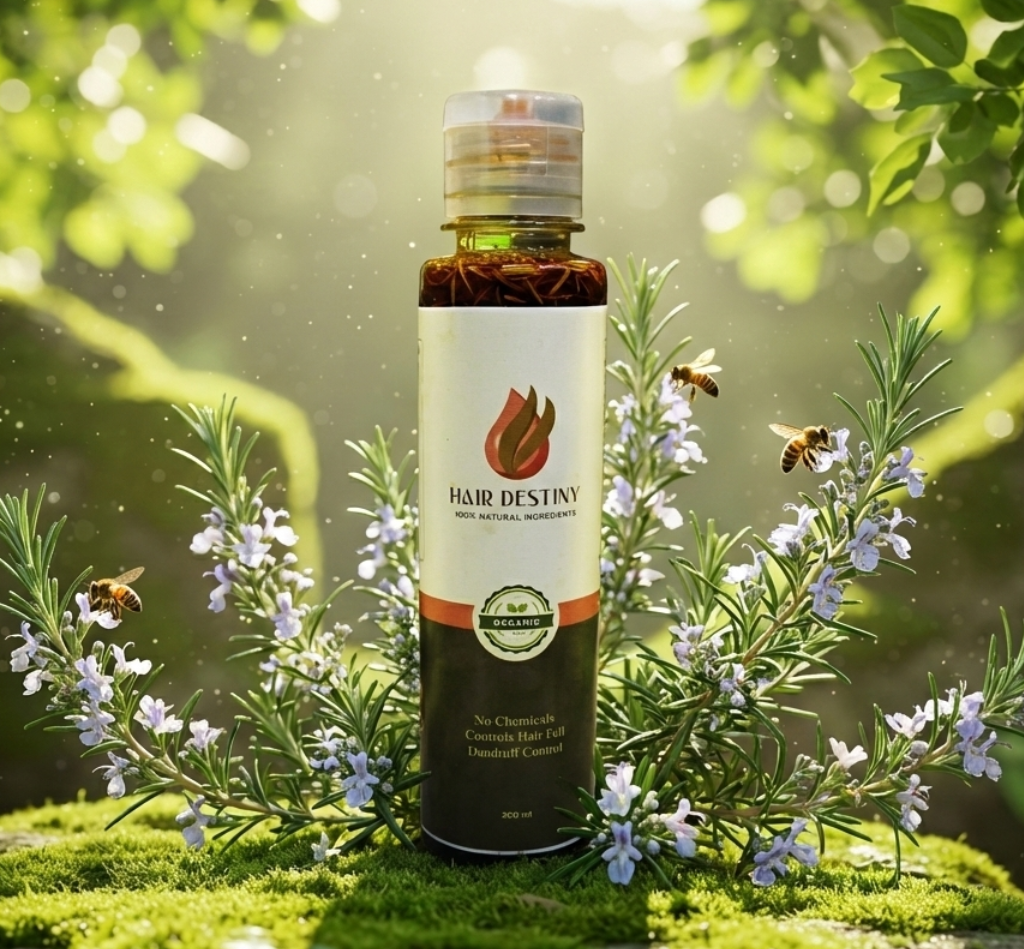 Hair Destiny Organic Herbal Hair Oil For Hair Growth