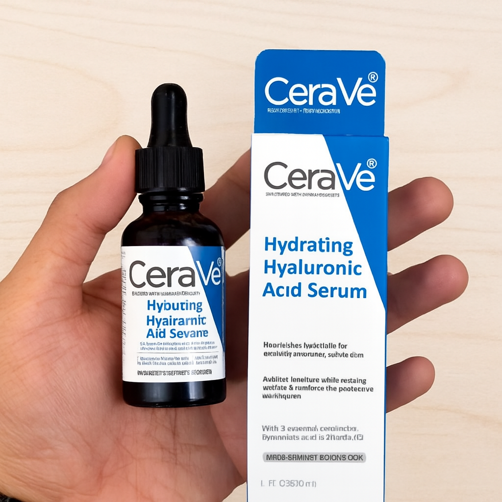 CeraVe Hydrating Hyaluronic Acid Serum 30ml | Lightweight Face Serum for Deep Hydration