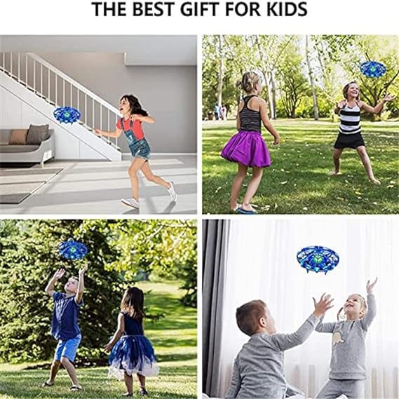 Flying Spinner With Led Light, Drone For Kids Hand Operated Mini Drones For Kids - Smart Mart Online