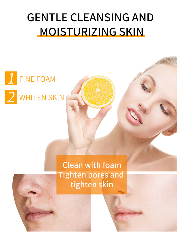 Dr Rashel Vitamin C Brightening Face Wash 100g | Lightening & Deep Cleansing Facial Cleanser