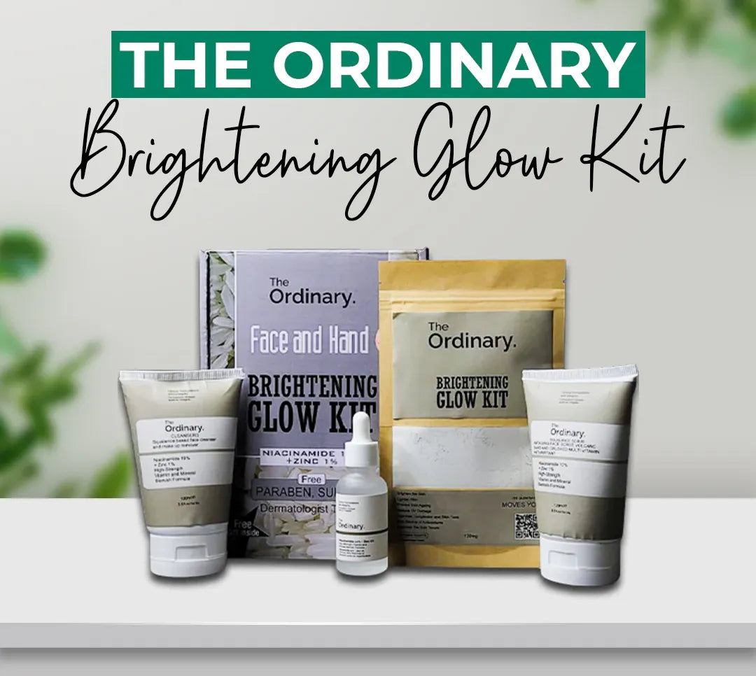 The Ordinary Glow Kit for Face & Hands | Brightening & Radiance Skincare Set | Even Tone & Healthy Glow