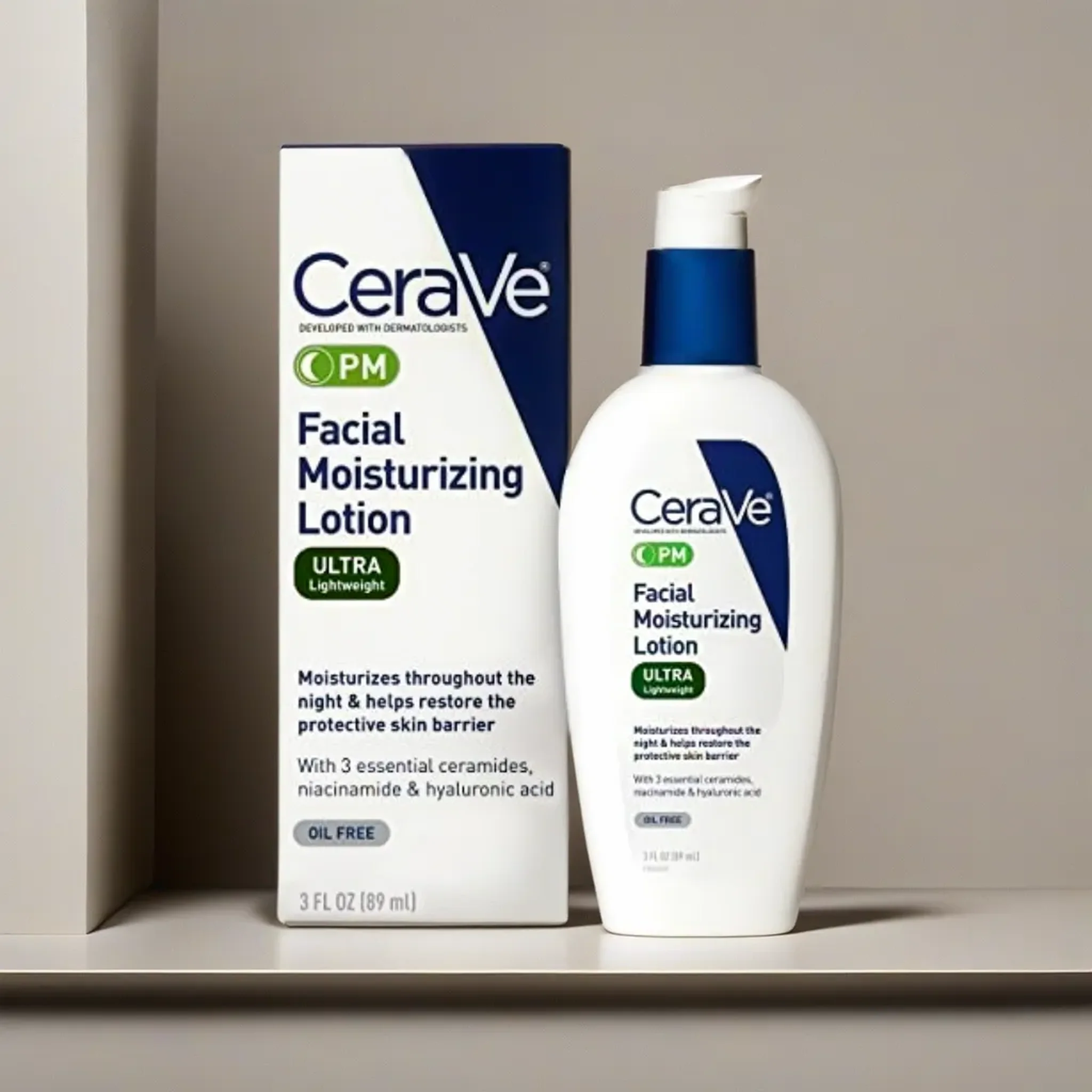 CeraVe Facial Moisturizing Lotion – Lightweight Hydrating Face Moisturizer for All Skin Types