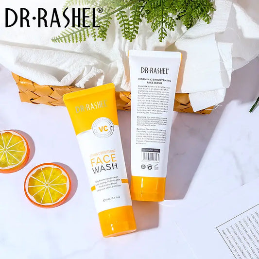 Dr Rashel Vitamin C Brightening Face Wash 100g | Lightening & Deep Cleansing Facial Cleanser