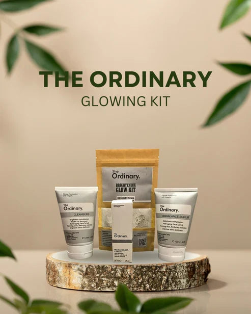 The Ordinary Glow Kit for Face & Hands | Brightening & Radiance Skincare Set | Even Tone & Healthy Glow