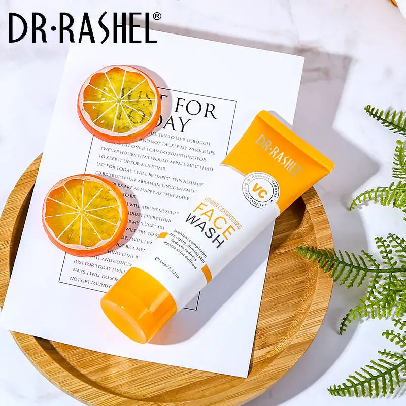 Dr Rashel Vitamin C Brightening Face Wash 100g | Lightening & Deep Cleansing Facial Cleanser