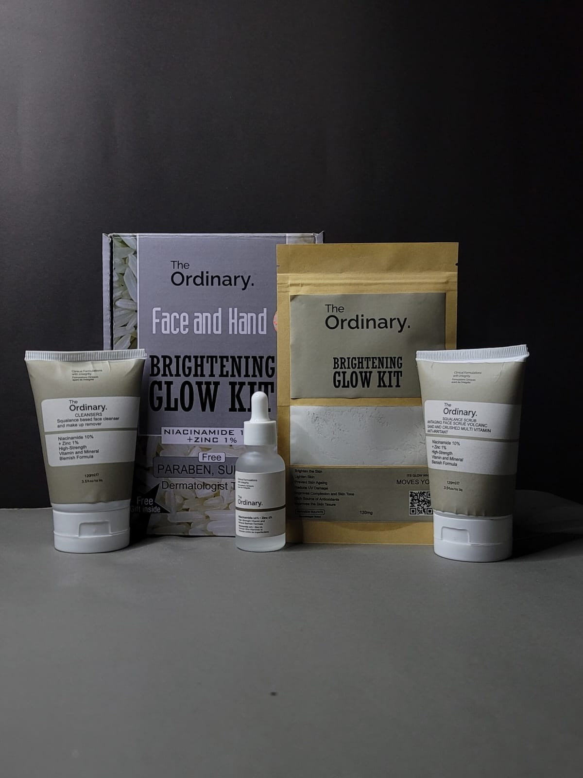 The Ordinary Glow Kit for Face & Hands | Brightening & Radiance Skincare Set | Even Tone & Healthy Glow