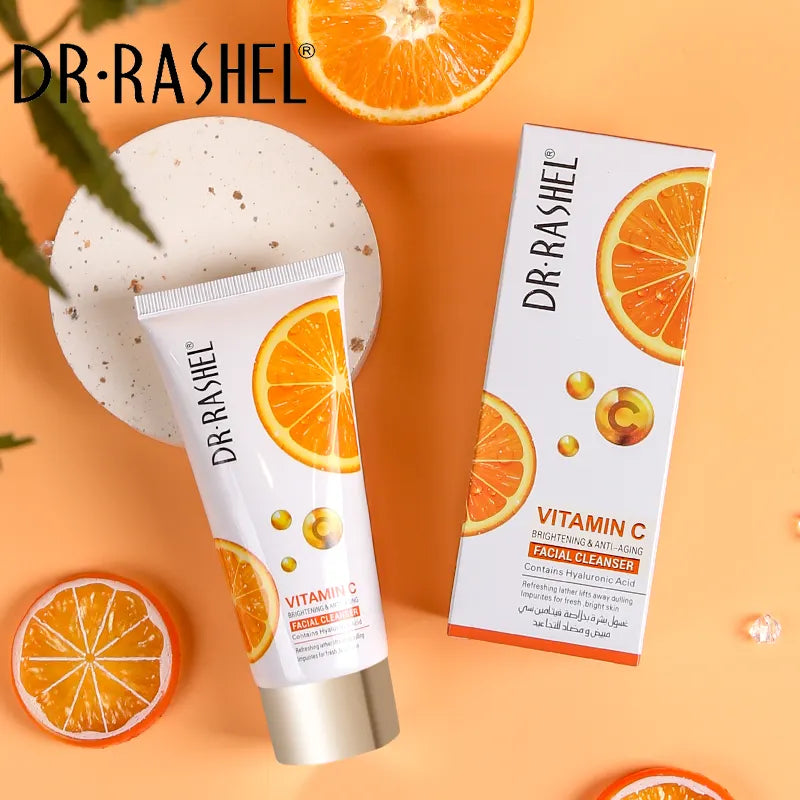 Dr. Rashel Vitamin C Brightening & Anti-Aging Facial Scrub 150g | Deep Cleansing & Skin Glow