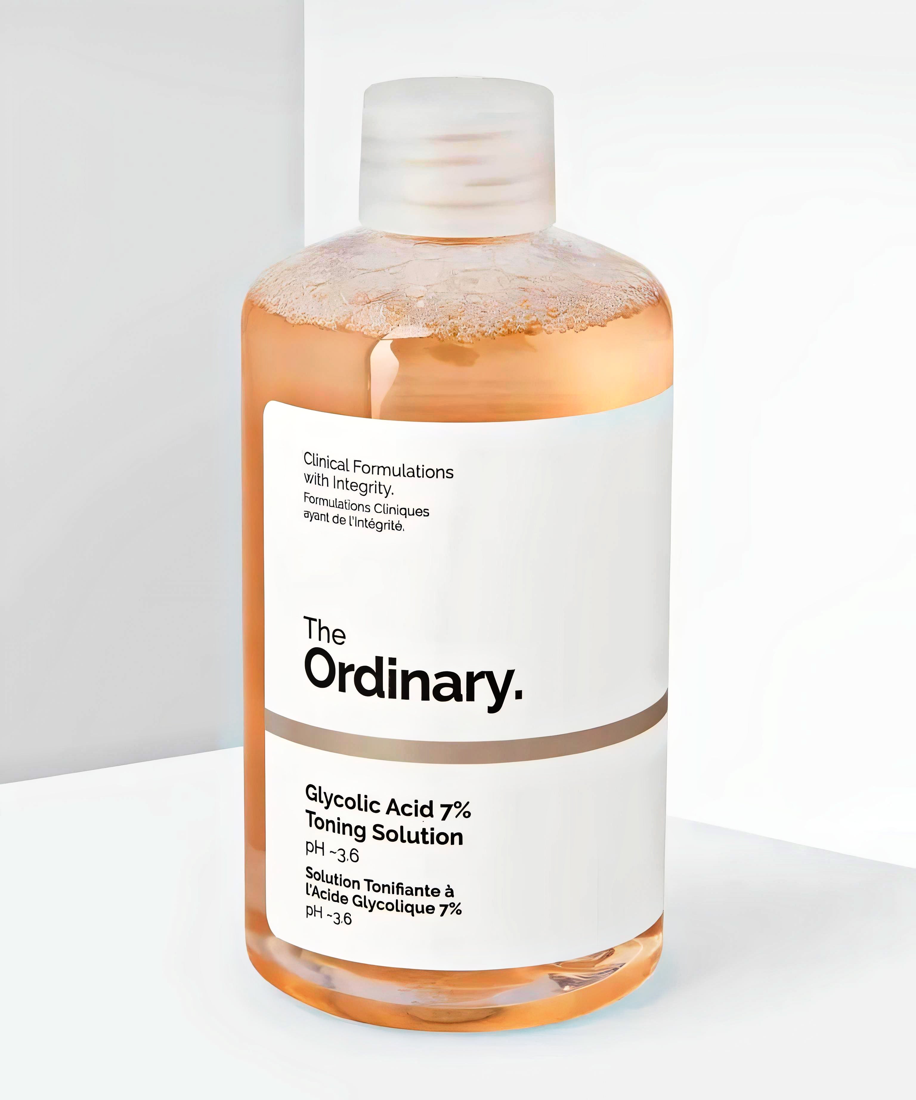 The Ordinary Glycolic Acid 7% Toning Solution | Exfoliating Face Toner for Radiant, Smooth & Bright Skin | 240ml